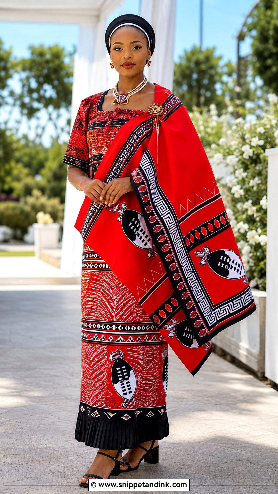 Swazi Traditional Wedding Guest Outfit - Snippet and Ink - 25 Swazi Traditional Attire Women Ideas