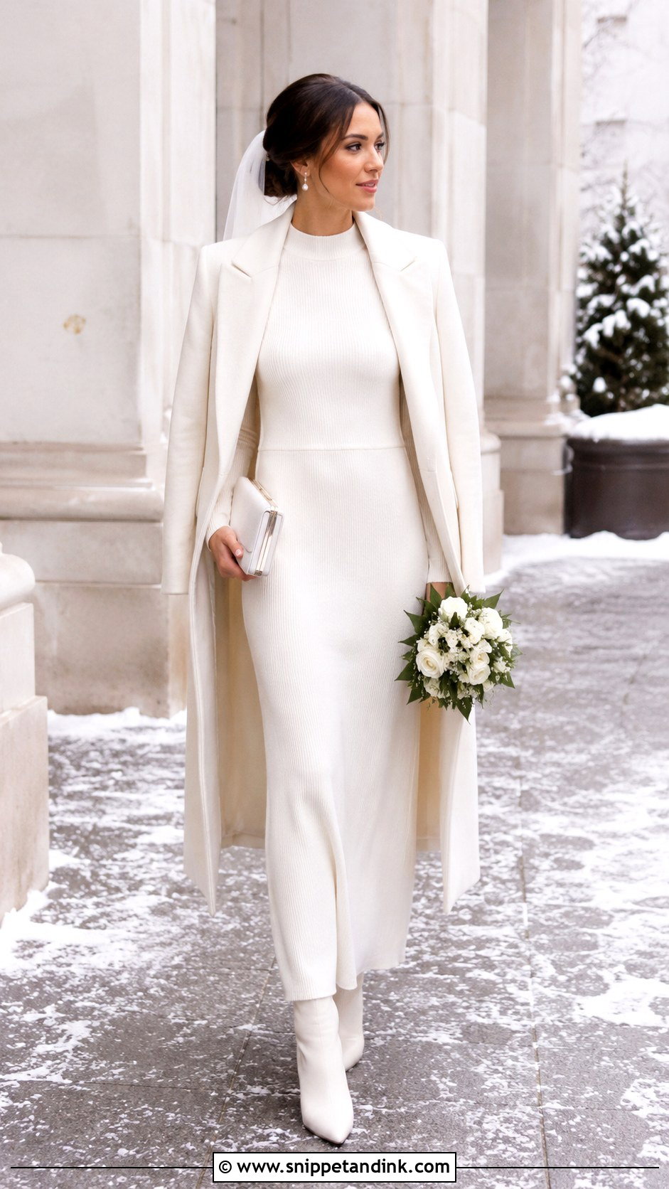 Sweater Wedding Dress - Snippet and Ink - 20 Low Key Wedding Dress Ideas
