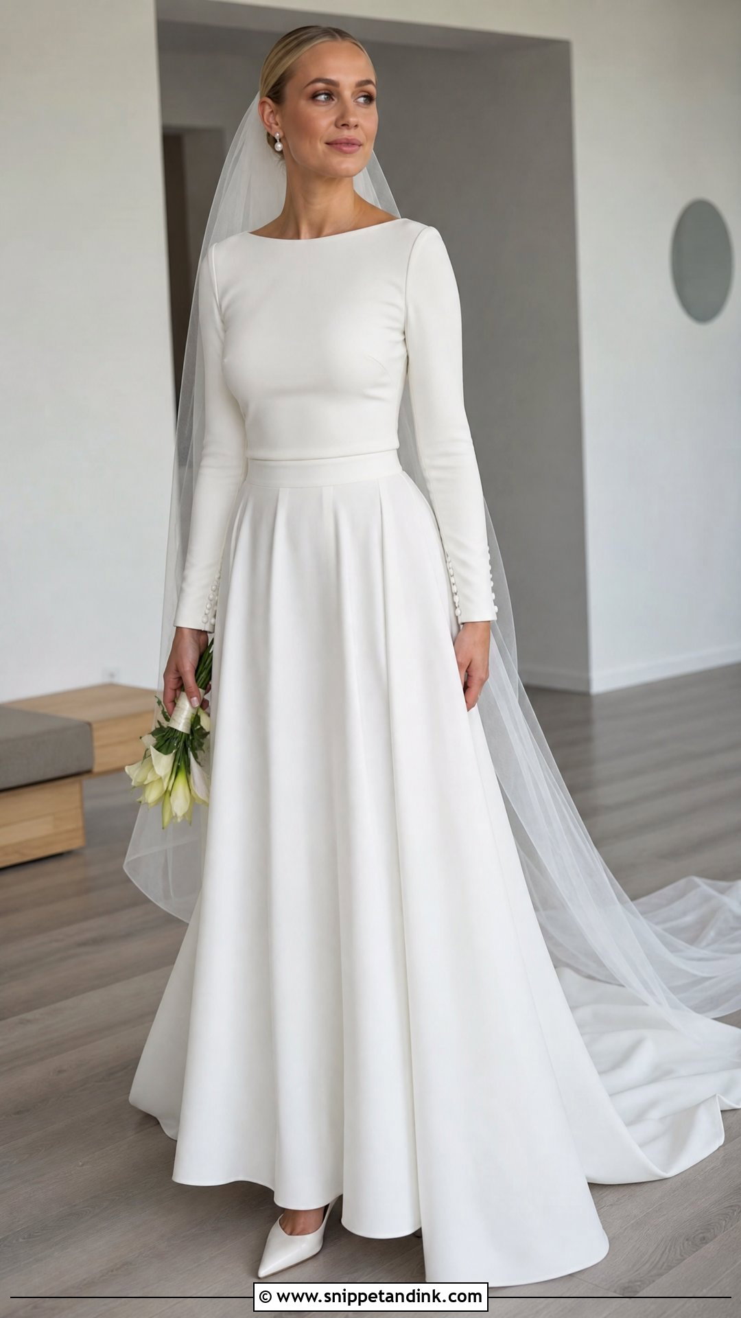 Swedish Bridal Separates Outfit - Snippet and Ink - 20 Swedish Wedding Dress Ideas