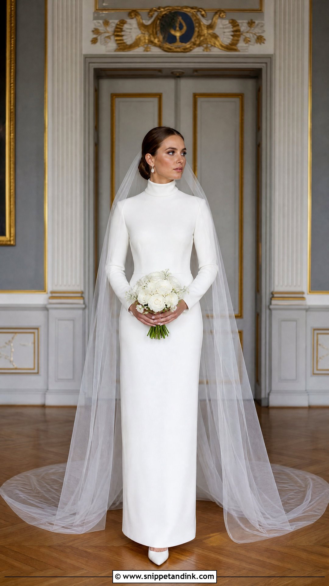 Swedish High Neck Wedding Dress - Snippet and Ink - 20 Swedish Wedding Dress Ideas