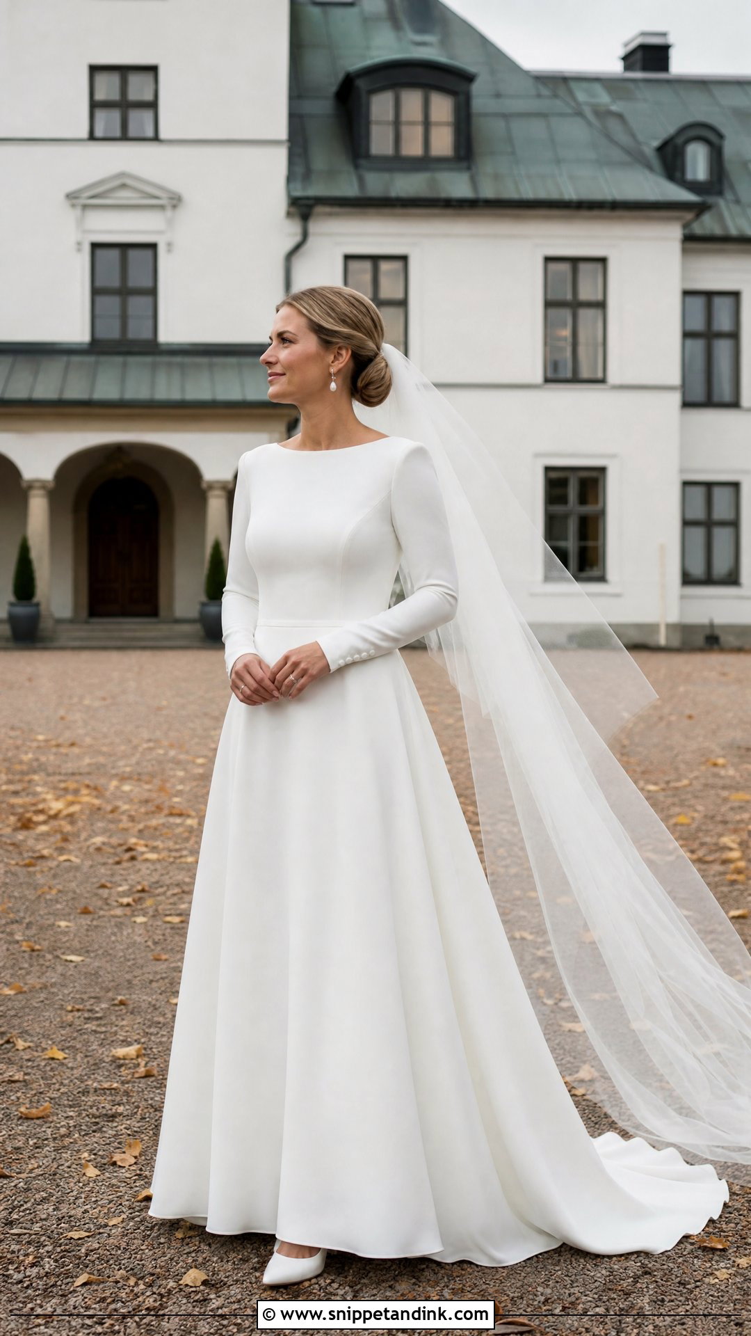 Swedish Long Sleeve Wedding Dress - Snippet and Ink - 20 Swedish Wedding Dress Ideas