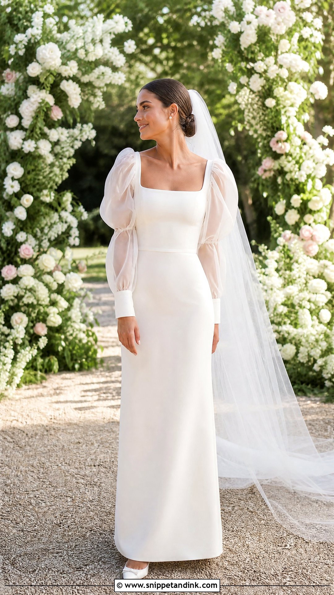 Swedish Puff Sleeve Wedding Dress - Snippet and Ink - 20 Swedish Wedding Dress Ideas