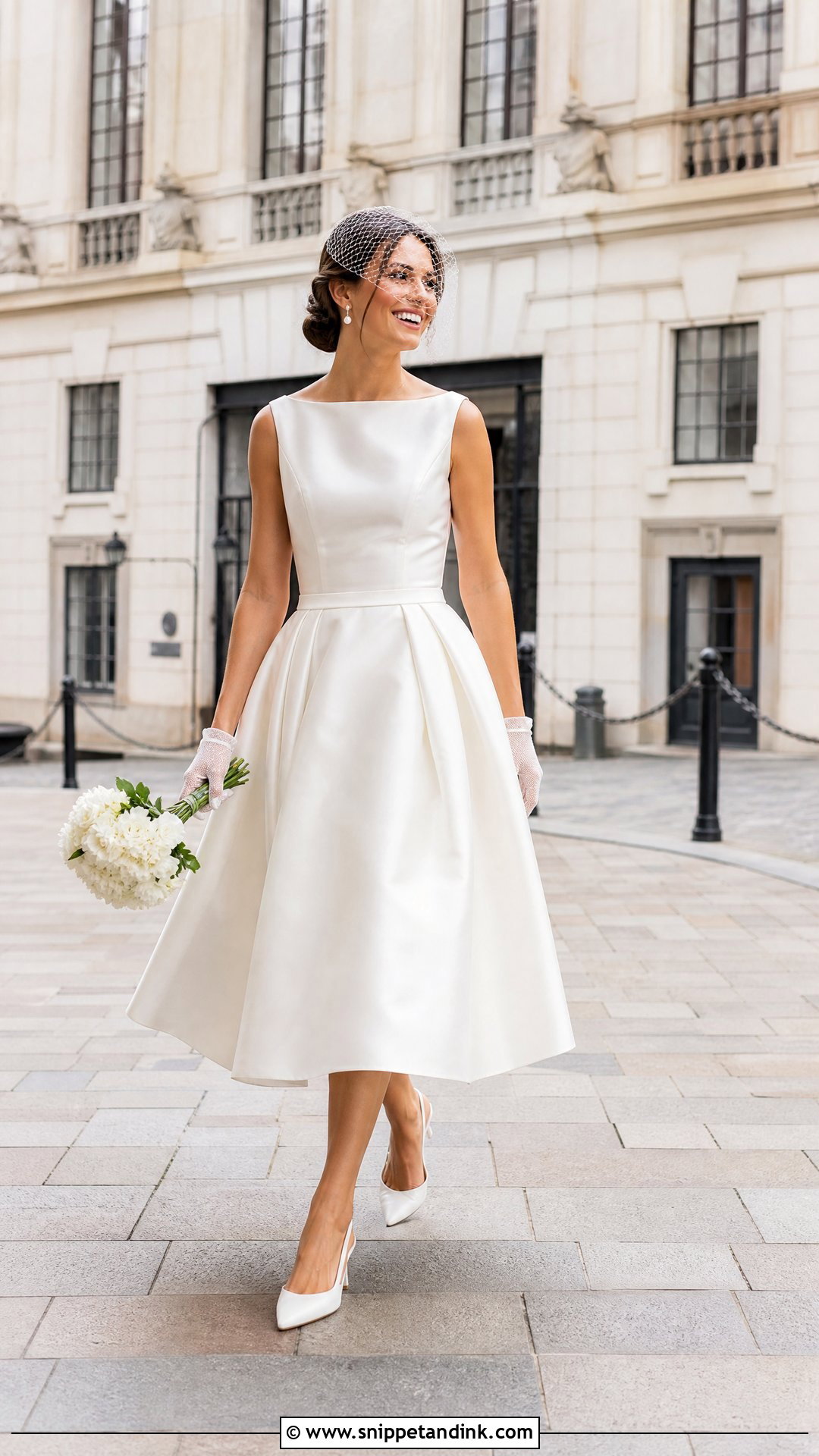 Swedish Tea Length Wedding Dress - Snippet and Ink - 20 Swedish Wedding Dress Ideas