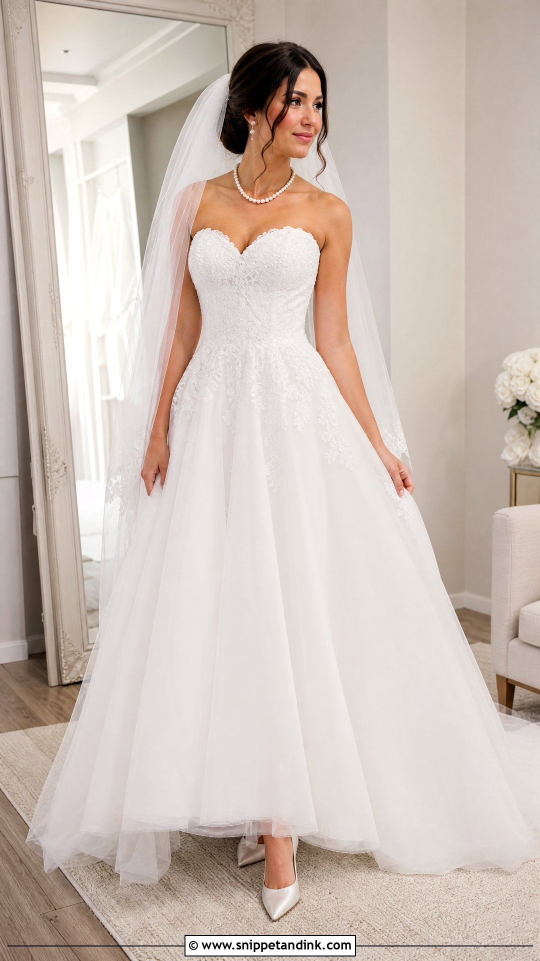 Sweetheart A Line Wedding Dress - Snippet and Ink - 25 Romantic a Line Wedding Dress Ideas