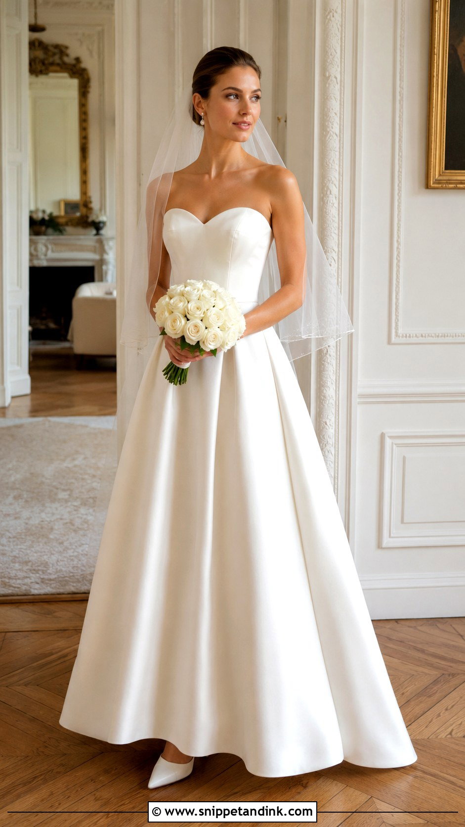 Sweetheart A Line Wedding Dress - Snippet and Ink - 20 Align Wedding Dress Ideas
