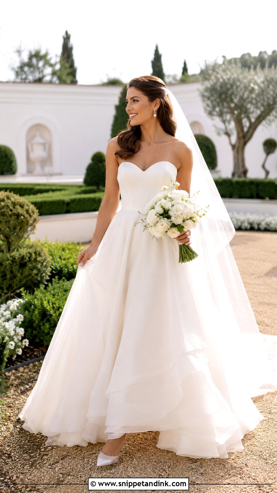 Sweetheart A Line Wedding Dress - Snippet and Ink - 20 Classical Wedding Dress Ideas