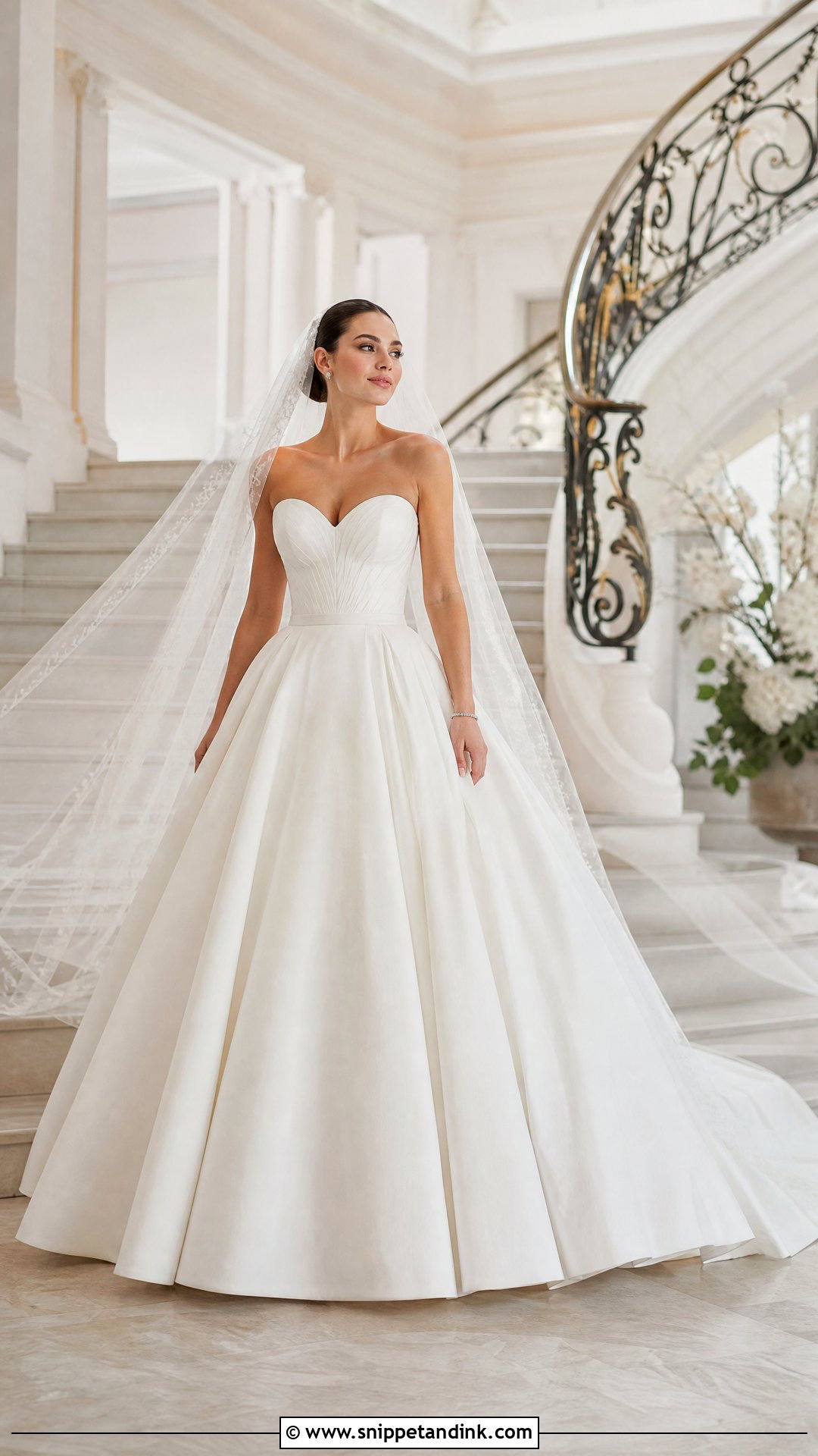 Sweetheart Ball Gown Wedding Dress - Snippet and Ink - 20 Wedding Dress Without Sleeves