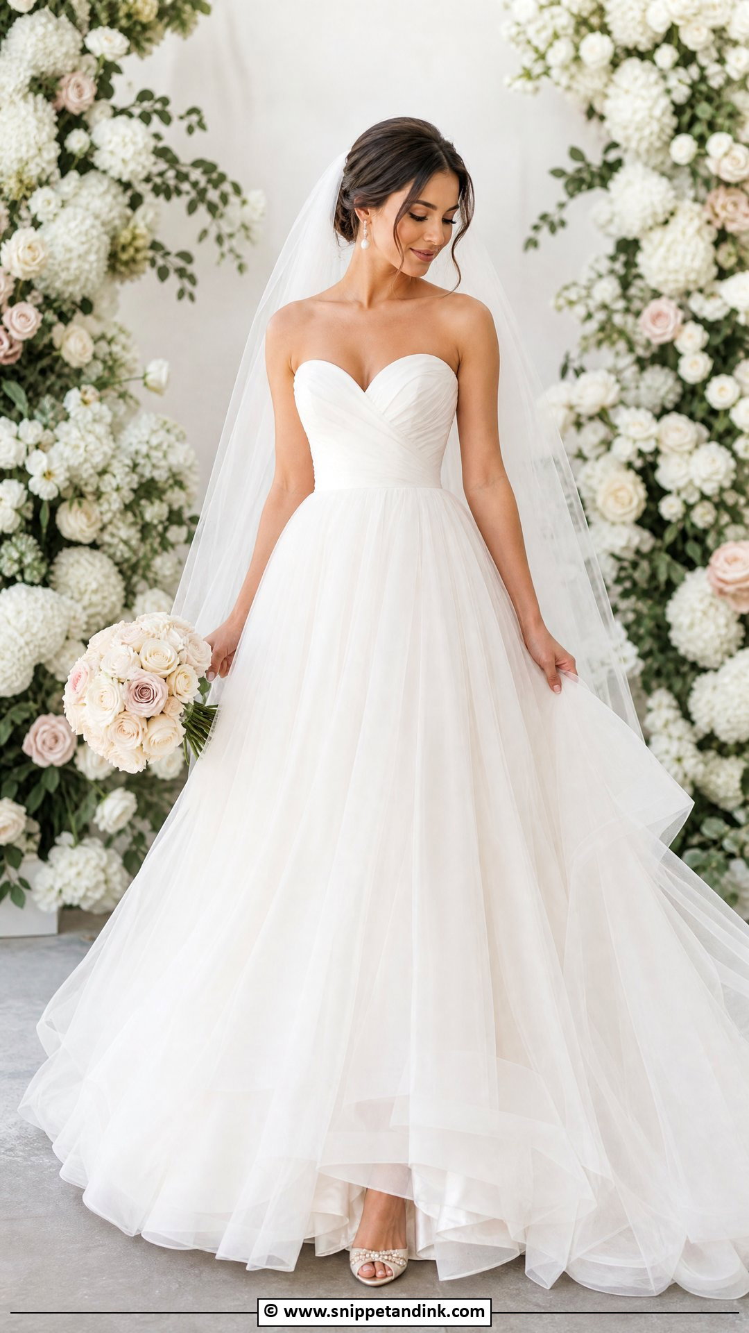 Sweetheart Ball Gown Wedding Dress - Snippet and Ink - 35 Ball Gown Wedding Dress Ideas