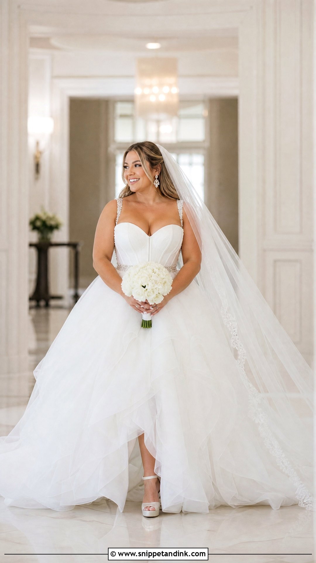 Sweetheart Ball Gown Wedding Dress - Snippet and Ink - 25 Wedding Dress Curvy Bride Ideas