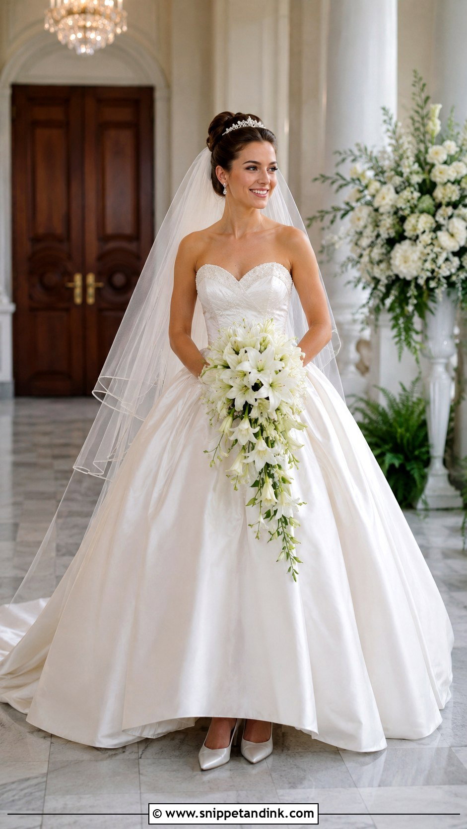 Sweetheart Ball Gown Wedding Dress - Snippet and Ink - 20 90s Wedding Dresses
