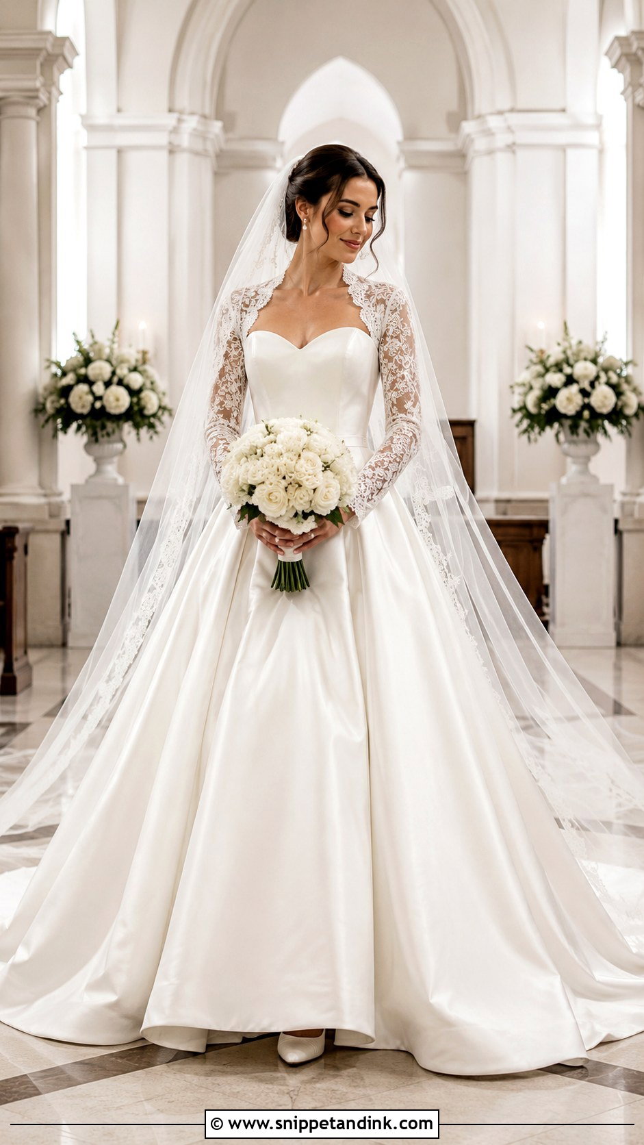 Sweetheart Ball Gown With Detachable Bolero - Snippet and Ink - 20 2 Way Wedding Gown Ideas