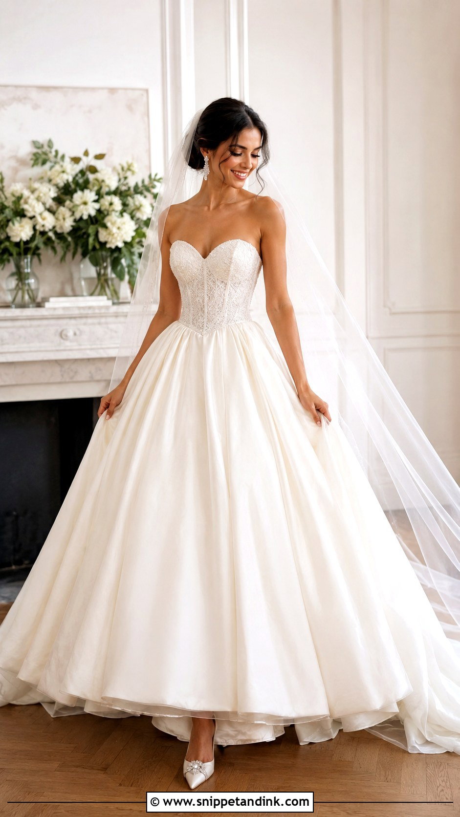 Sweetheart Ballgown Wedding Dress - Snippet and Ink - 25 Ballgown Wedding Dresses