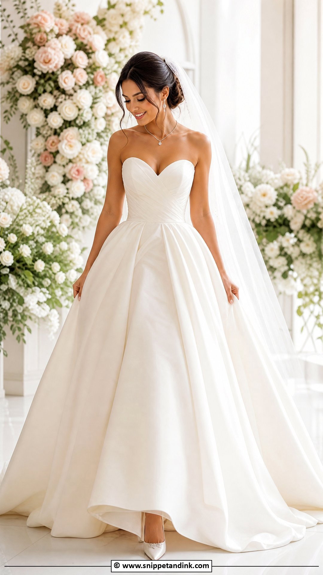Sweetheart Ballgown Wedding Dress - Snippet and Ink - 35 Ballgown Wedding Dress Ideas