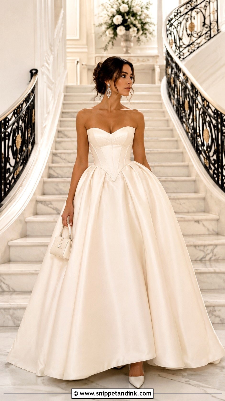 Sweetheart Basque Ball Gown - Snippet and Ink - 20 Basque Gown Styles