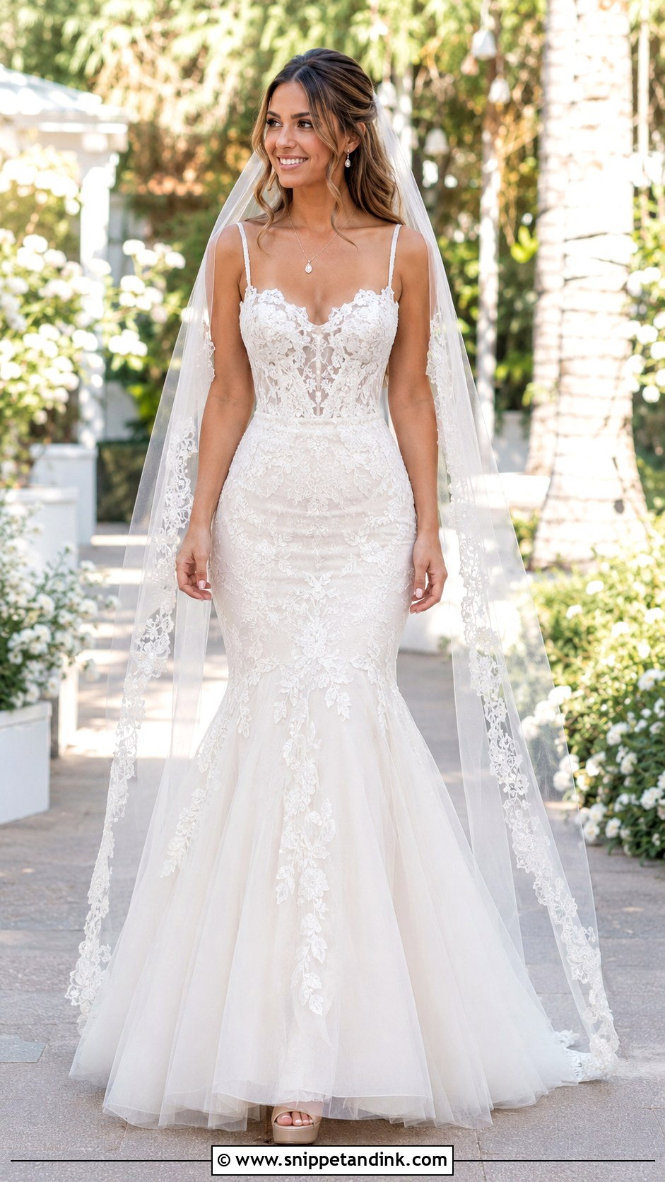 Sweetheart Boho Mermaid Wedding Dress - Snippet and Ink - 20 Boho Mermaid Wedding Dress Ideas