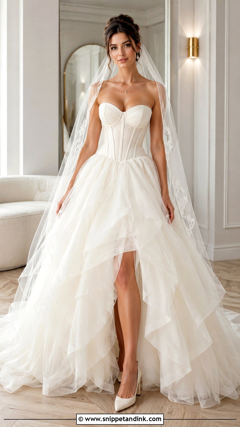Sweetheart Corset Ball Gown Wedding Dress - Snippet and Ink - 20 Ball Gown Wedding Dress Princess Ideas