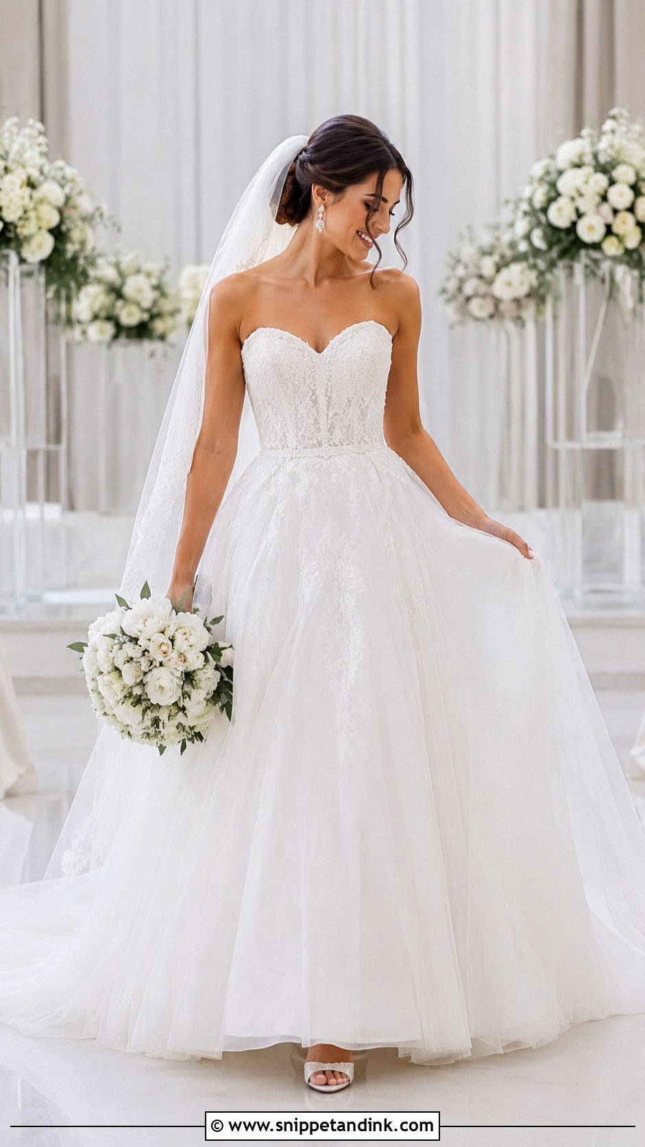 Sweetheart Corset Bodice Wedding Dress - Snippet and Ink - 25 Wedding Dress Corset Bodice Ideas