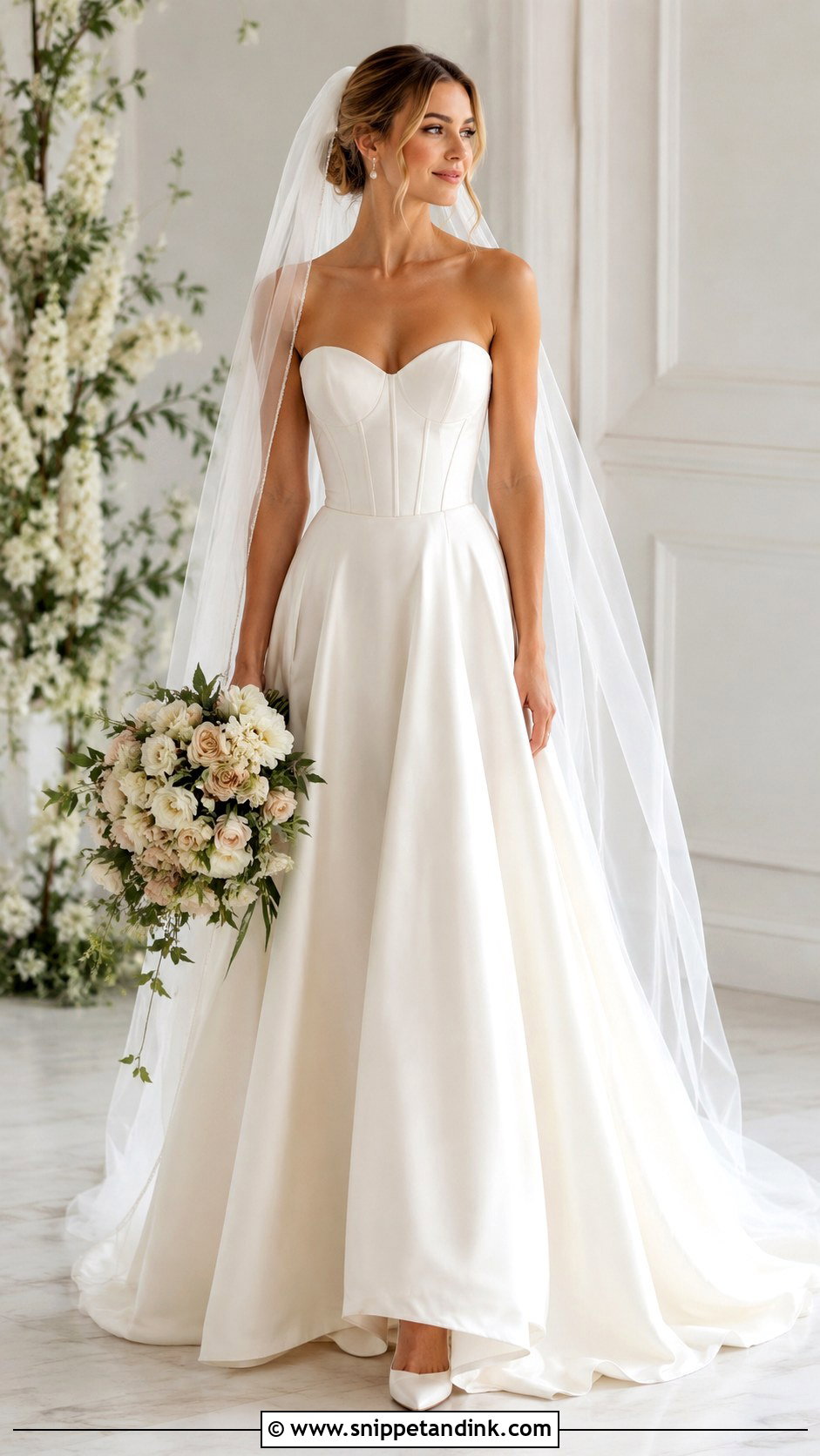 Sweetheart Corset Bridal Dress - Snippet and Ink - 25 Corset Bridal Dress Ideas