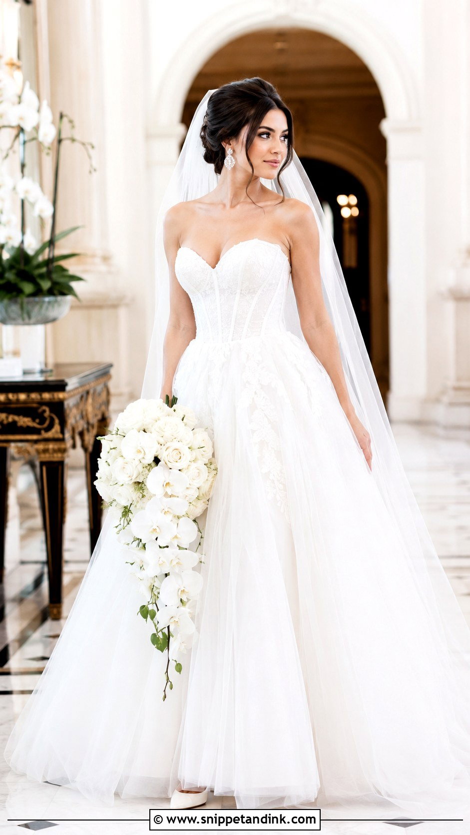 Sweetheart Corset Bridal Wedding Gown - Snippet and Ink - 20 Bridal Wedding Gowns