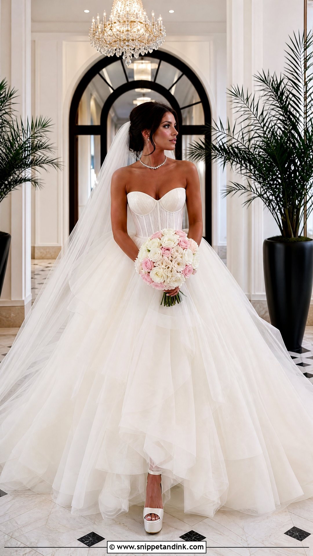 Sweetheart Corset Puffy Princess Wedding Dress - Snippet and Ink - 20 Puffy Wedding Dresses Princesses