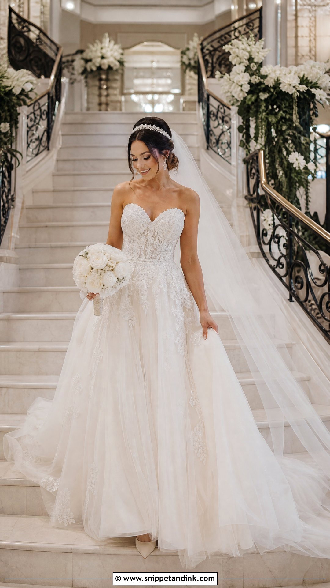 Sweetheart Corset Top Princess Wedding Dress - Snippet and Ink - 20 Wedding Dress with Corset Top Ideas