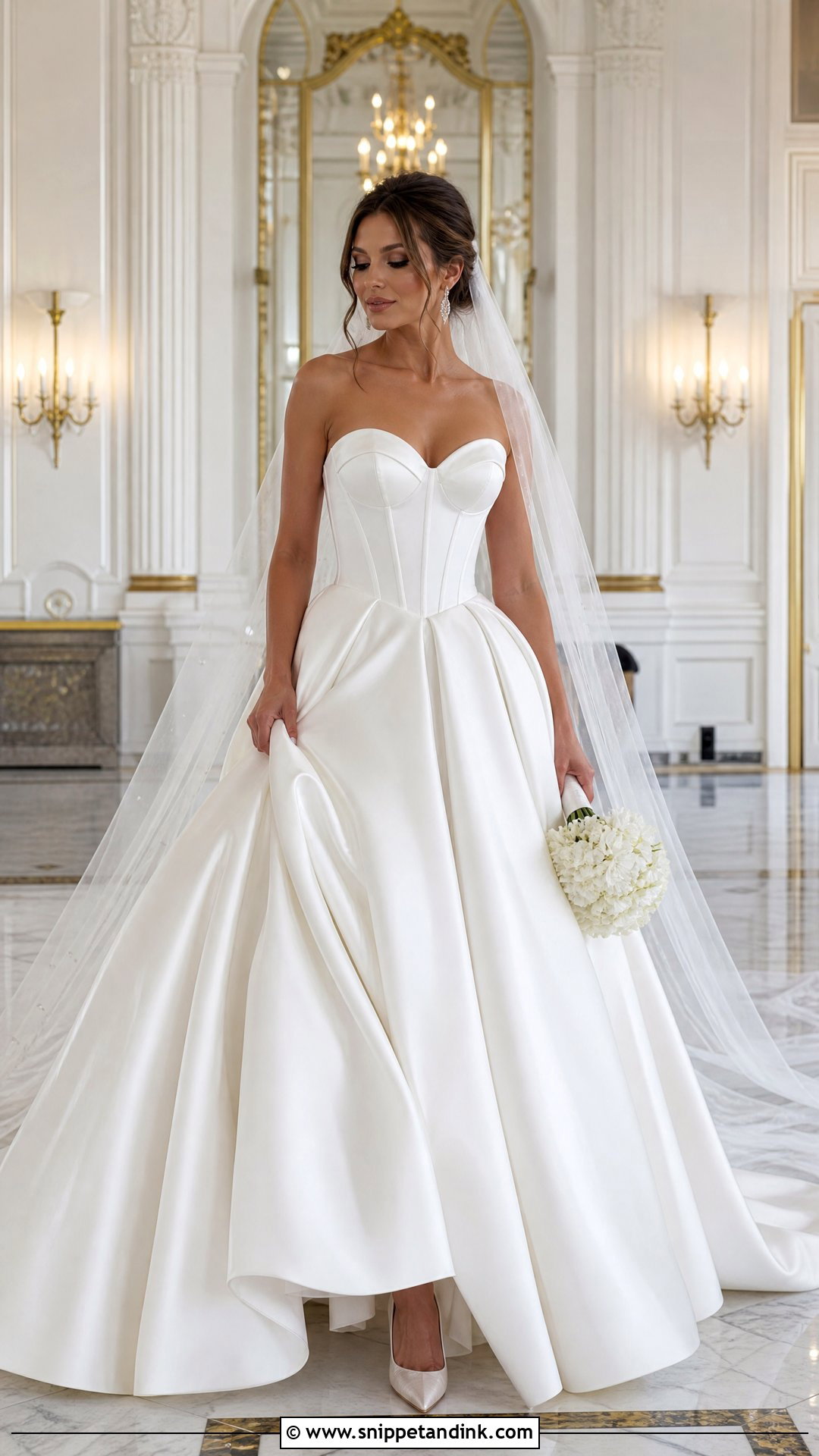 Sweetheart Corset Wedding Ballgown - Snippet and Ink - 20 Wedding Ballgown Ideas