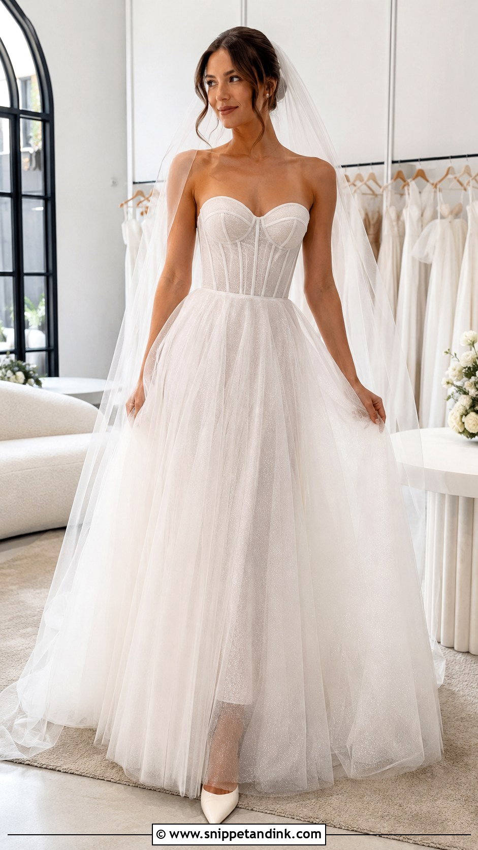Sweetheart Corset Wedding Dress - Snippet and Ink - 25 Sweetheart Wedding Dress Ideas