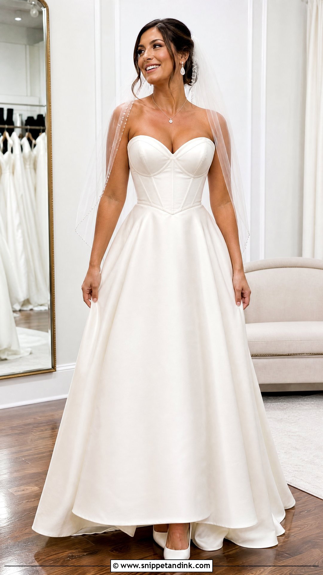 Sweetheart Corset Wedding Dress - Snippet and Ink - 20 Size 10 Wedding Dress Ideas