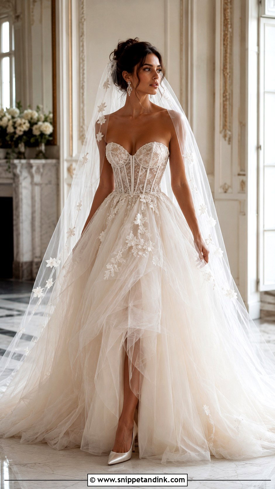 Sweetheart Corset Wedding Dress - Snippet and Ink - 20 Wedding Dresses with Corset