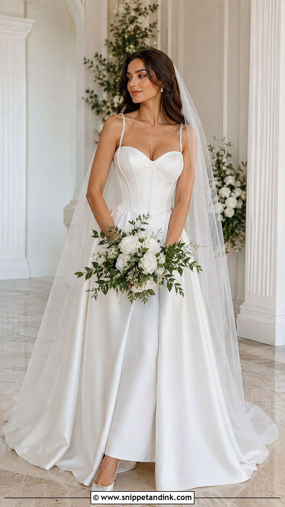 Sweetheart Corset Wedding Dress - Snippet and Ink - 20 Classic Modern Wedding Dress Ideas