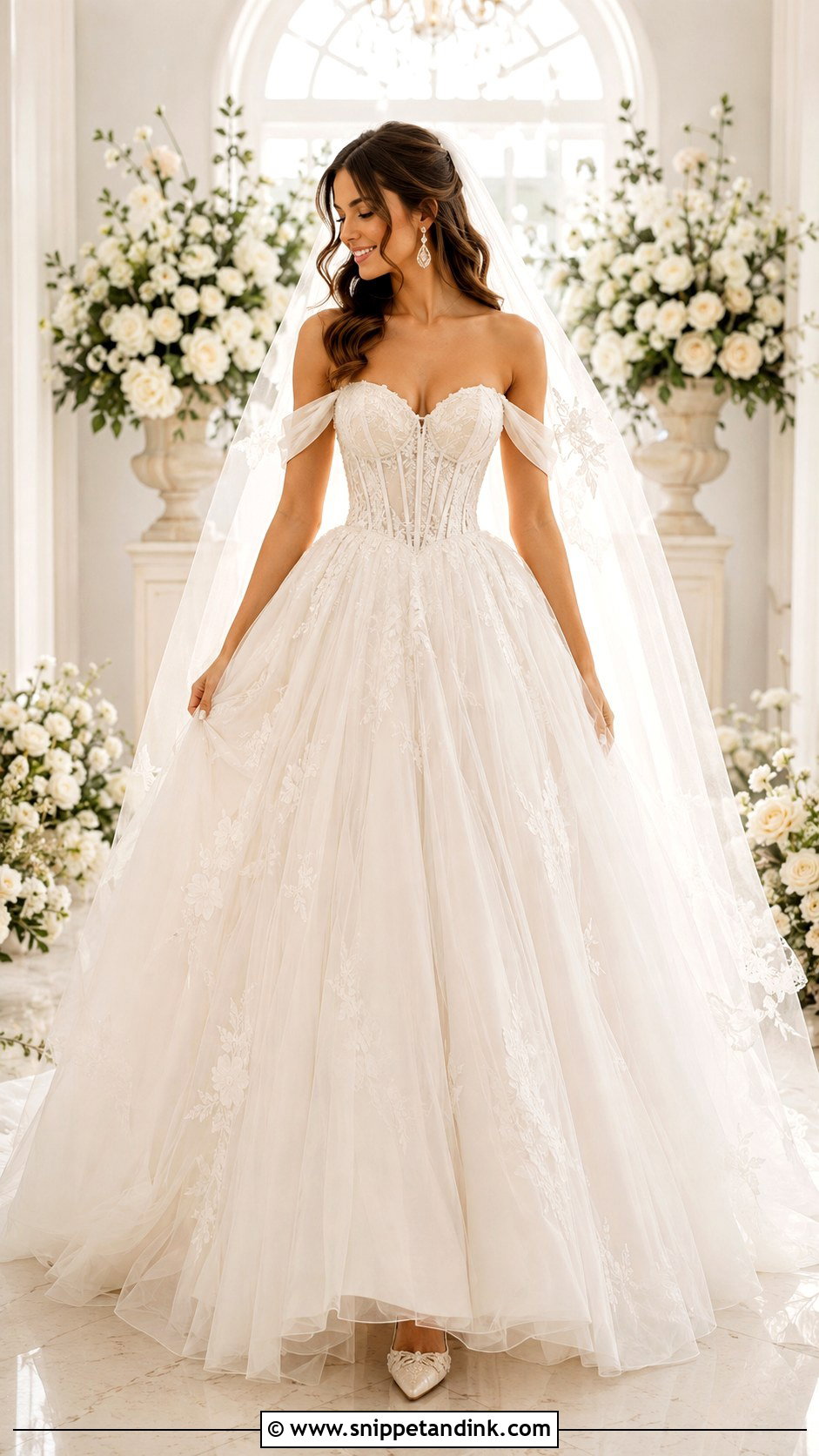 Sweetheart Corset Wedding Dress Ballgown - Snippet and Ink - 25 Corset Wedding Dress Ballgown Ideas