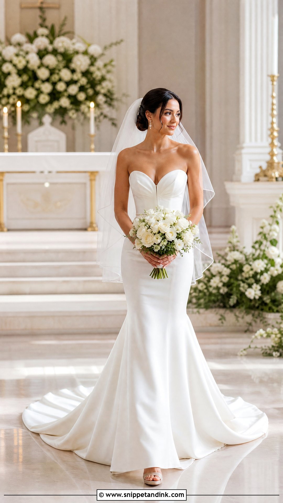 Sweetheart Corset Wedding Dress With Chapel Train - Snippet and Ink - 25 Wedding Dress with Corset Ideas