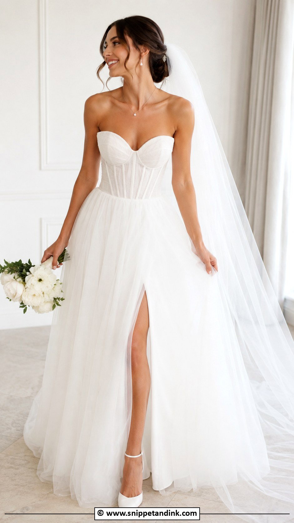 Sweetheart Corset Wedding Dress - Snippet and Ink - 30 Corset Wedding Dresses