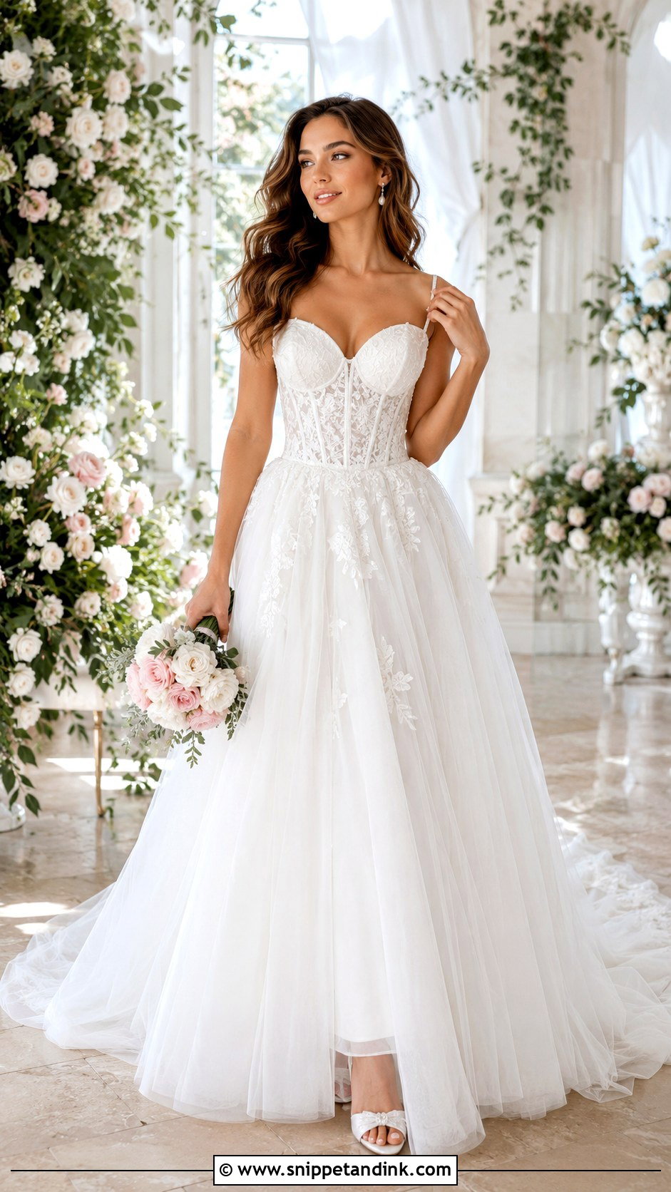 Sweetheart Corset Wedding Gown - Snippet and Ink - 25 Corset Wedding Gown Ideas