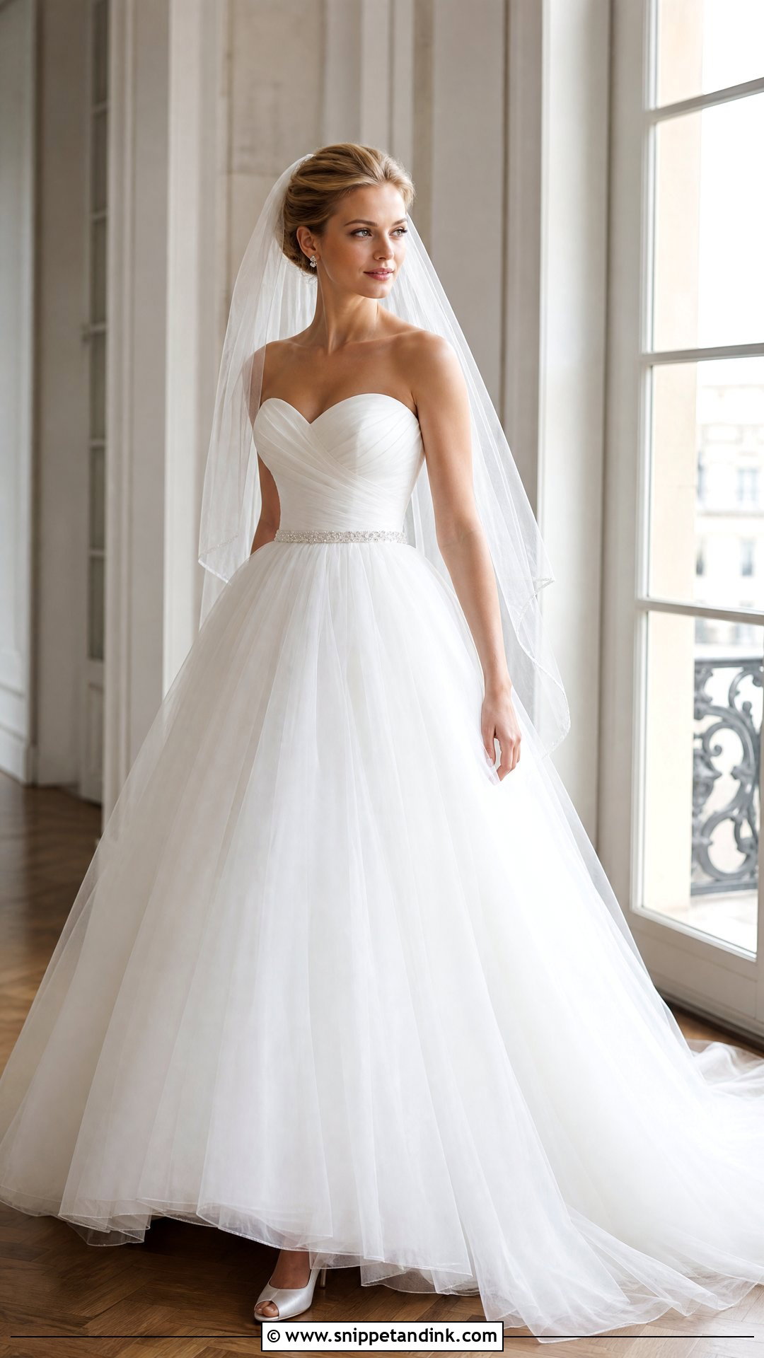 Sweetheart Full Skirt Wedding Dress - Snippet and Ink - 20 Full Skirt Wedding Dress Ideas