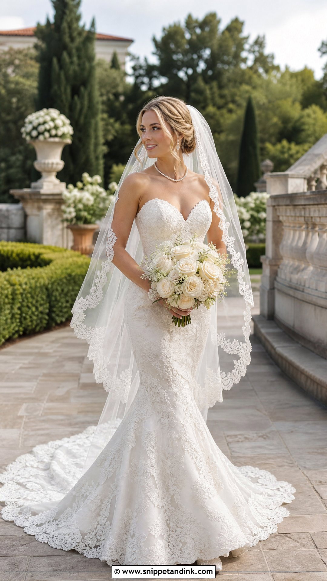 Sweetheart Lace Vintage Mermaid Wedding Dress - Snippet and Ink - 20 Vintage Mermaid Wedding Dress Ideas