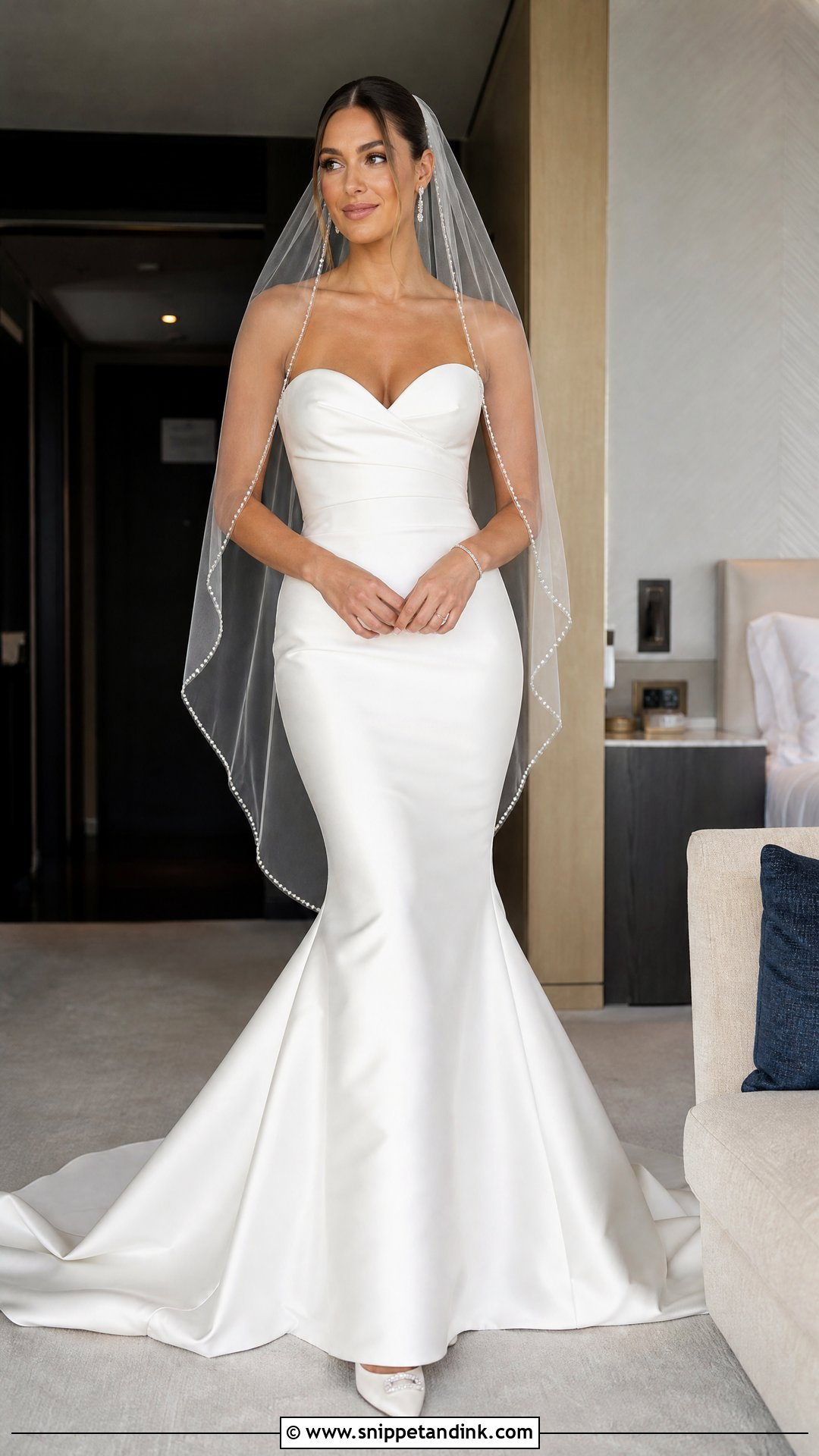 Sweetheart Mermaid Tube Wedding Gown - Snippet and Ink - 20 Tube Wedding Gown Ideas