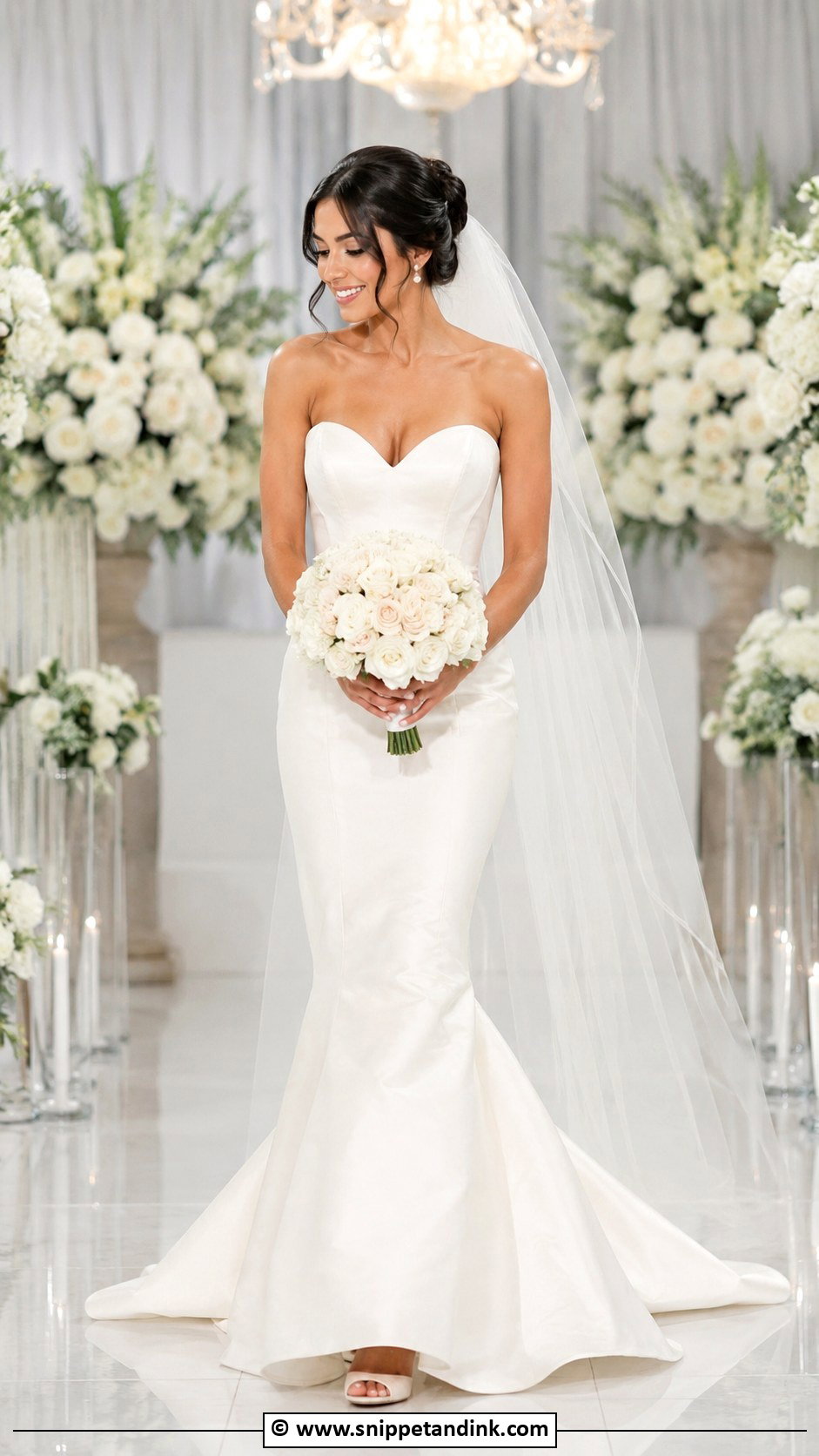 Sweetheart Mermaid Wedding Dress - Snippet and Ink - 35 Mermaid Wedding Dresses
