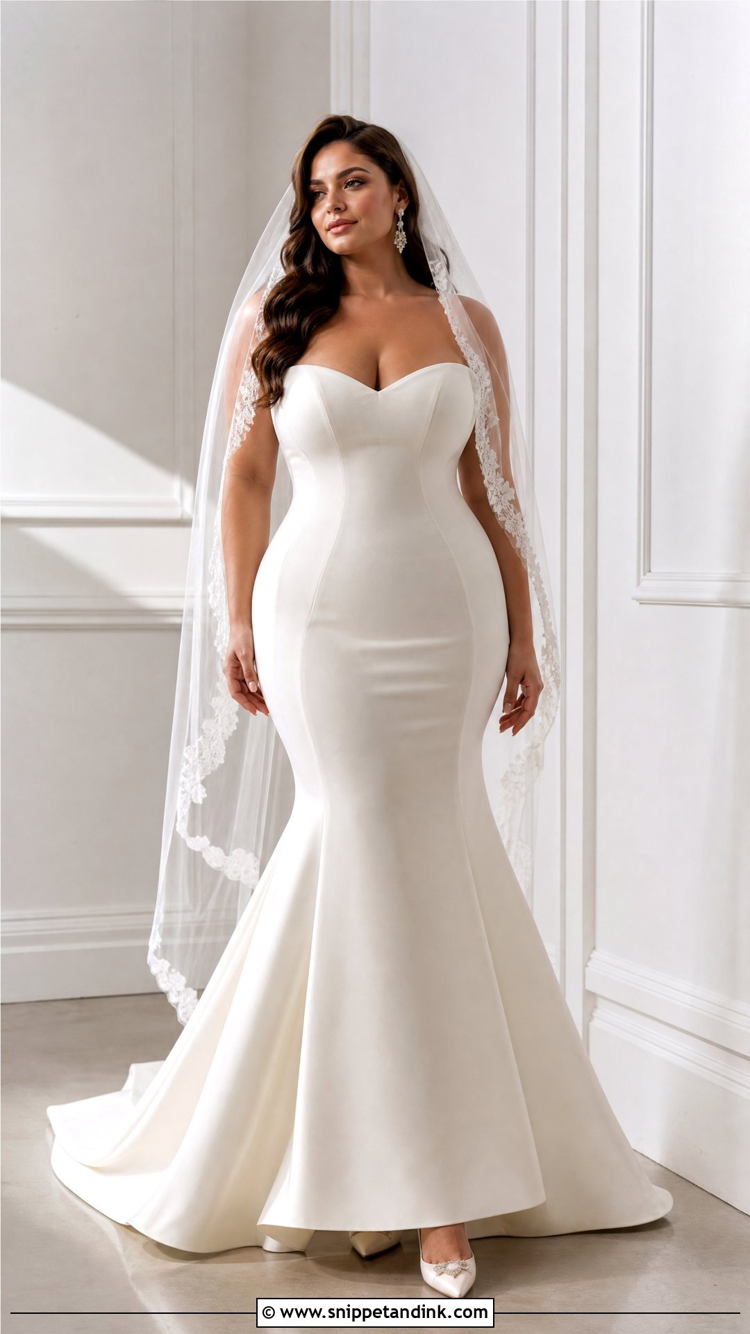 Sweetheart Mermaid Wedding Dress - Snippet and Ink - 20 Wedding Dress Hourglass Shape Ideas