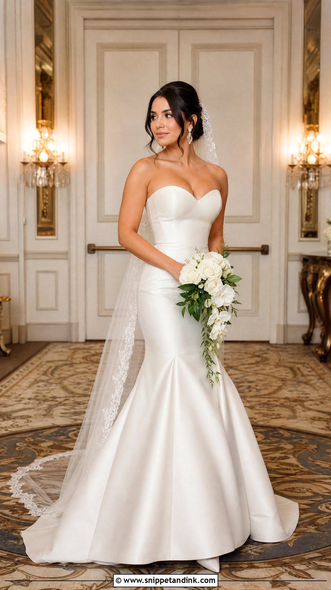 Sweetheart Mermaid Wedding Dress - Snippet and Ink - 20 Wedding Dresses for Petite Brides