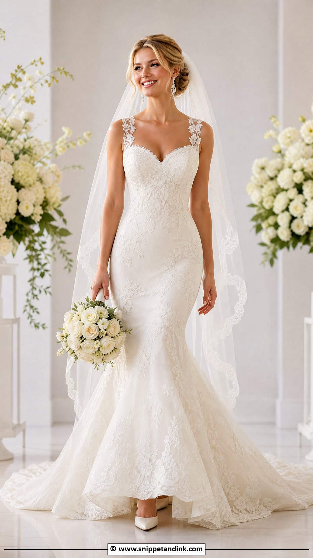 Sweetheart Mermaid Wedding Dress - Snippet and Ink - 35 Mermaid Wedding Dress Ideas