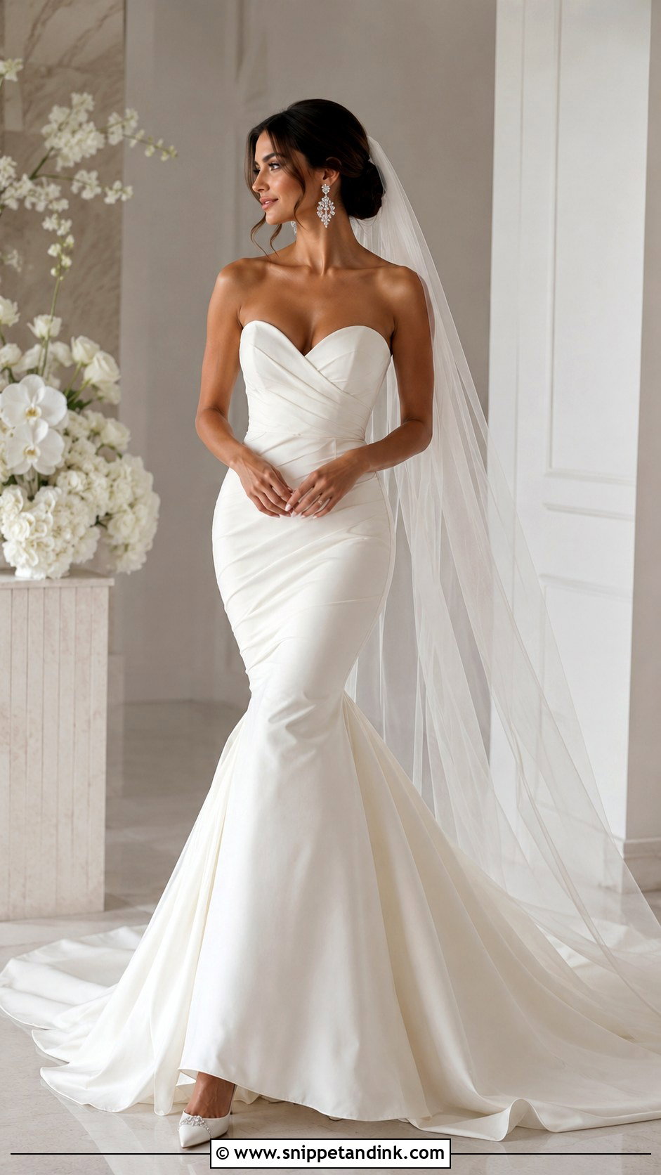 Sweetheart Mermaid Wedding Dress - Snippet and Ink - 25 Sweetheart Wedding Dress Ideas