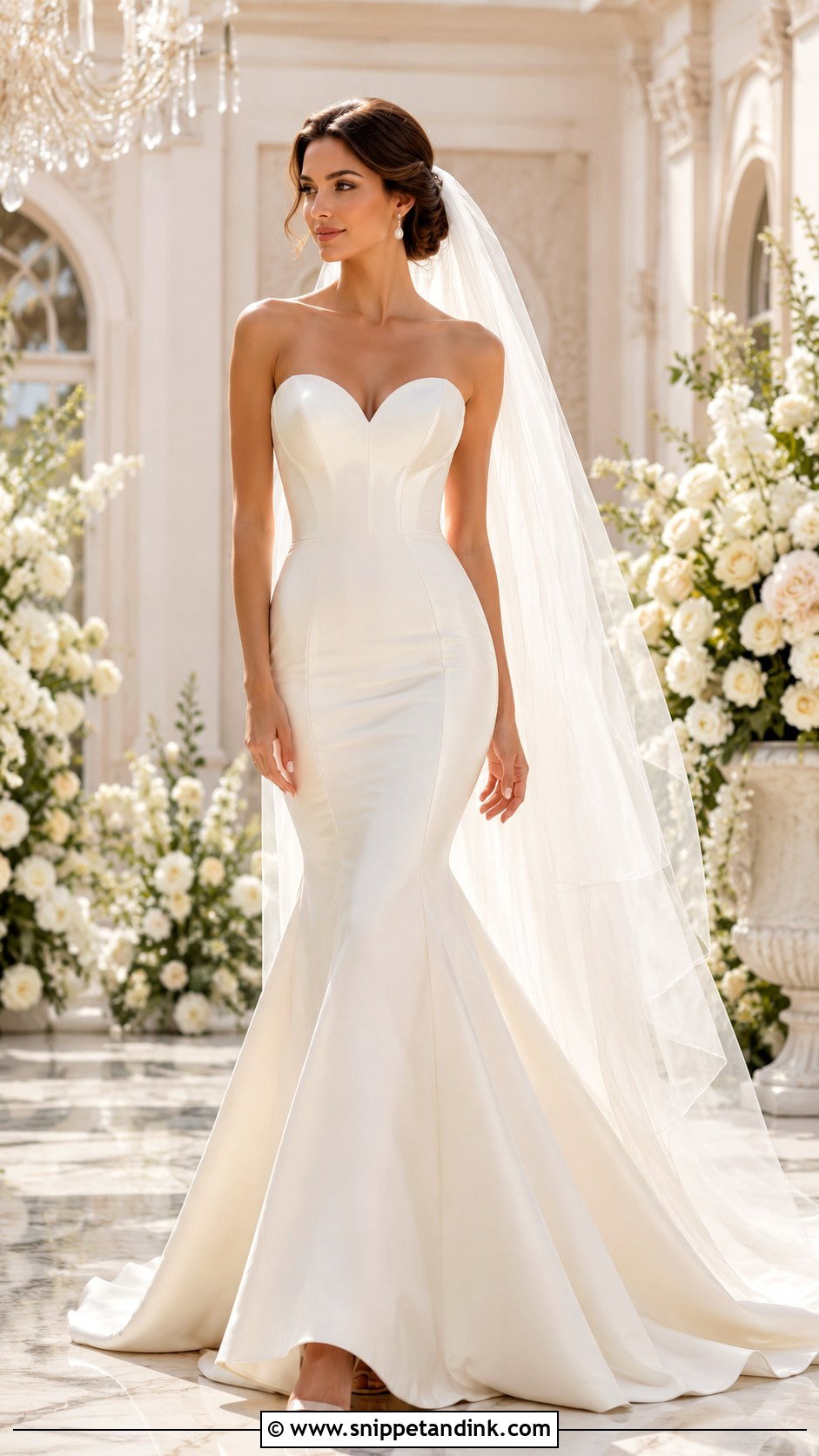 Sweetheart Mermaid Wedding Dress - Snippet and Ink - 25 Mermaid Style Wedding Dress Ideas