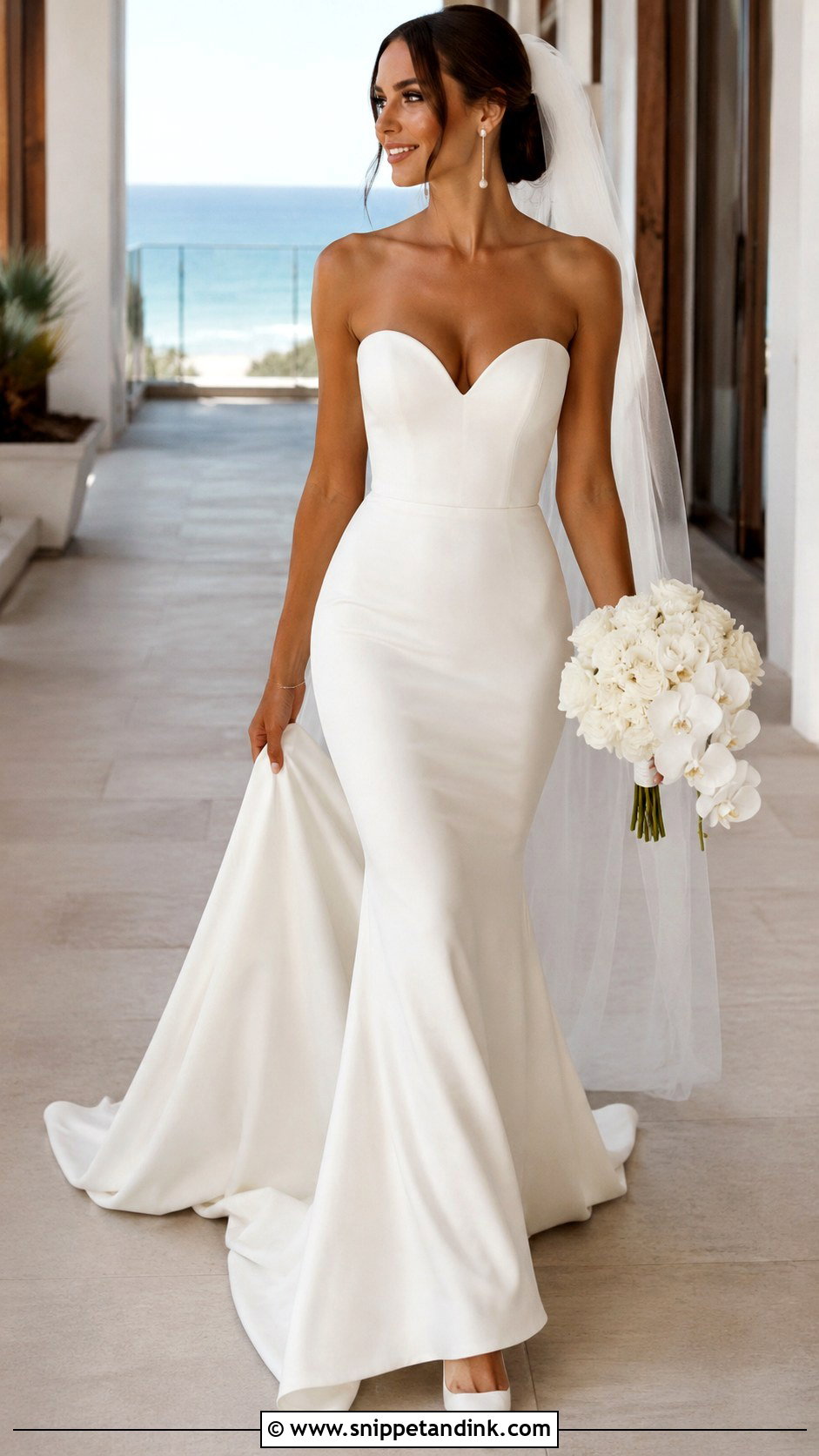 Sweetheart Mermaid Wedding Dress - Snippet and Ink - 20 Heart Wedding Dress Ideas