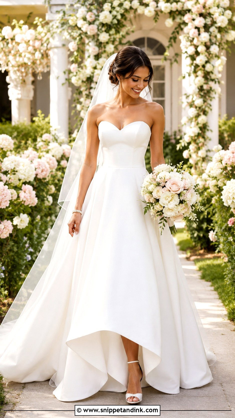 Sweetheart Mikado Wedding Dress - Snippet and Ink - 25 Mikado Wedding Dress Ideas
