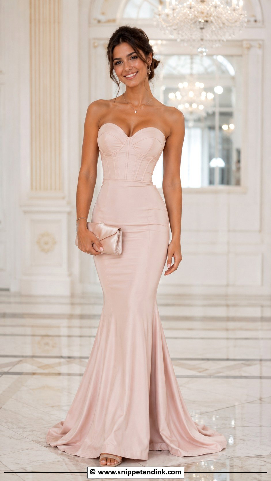 Sweetheart Neck Mermaid Gown - Snippet and Ink - 30 Mermaid Gown Ideas