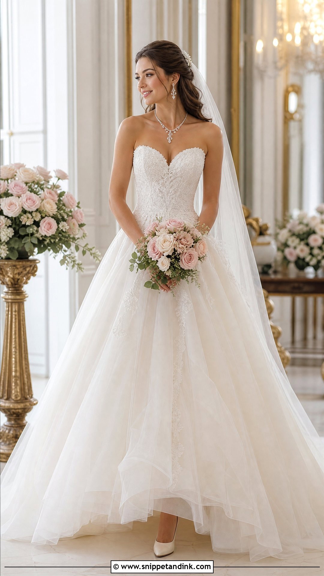 Sweetheart Neck Princess Wedding Dress - Snippet and Ink - 20 Timeless Wedding Dress Princess Ideas