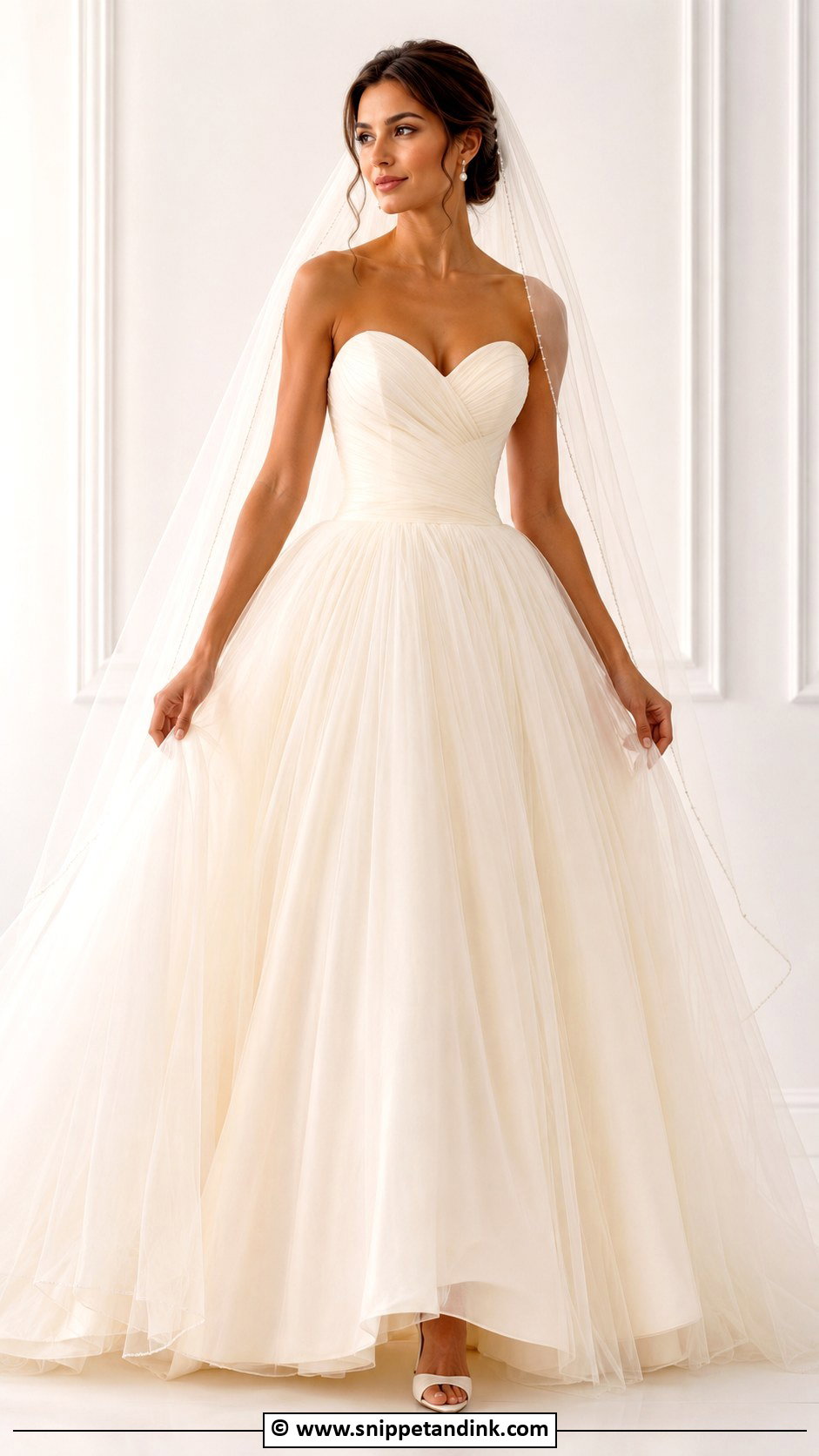 Sweetheart Neck Princess Wedding Dress - Snippet and Ink - 35 Princess Wedding Dresses