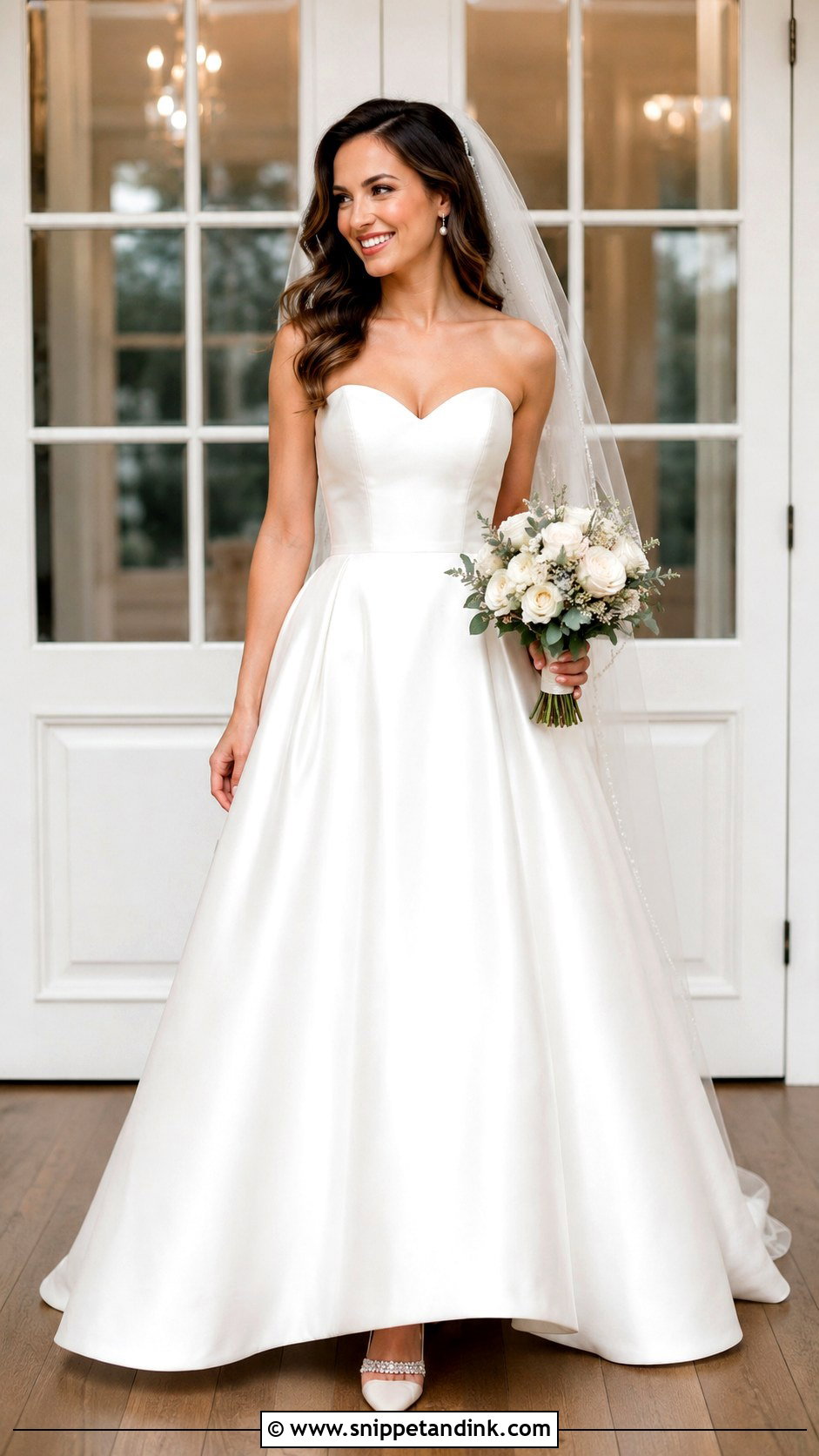 Sweetheart Neck Wedding Dress - Snippet and Ink - 25 Classic Timeless Wedding Dress Ideas