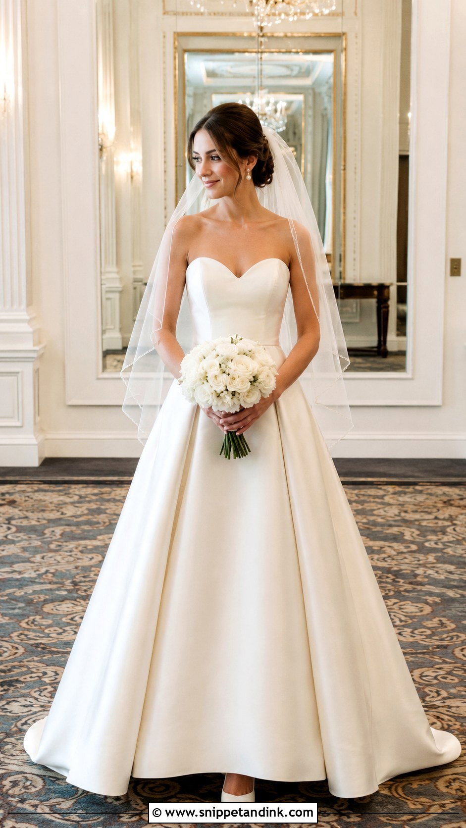 Sweetheart Neck Wedding Dress - Snippet and Ink - 20 Classy Wedding Dress Inspiration Ideas